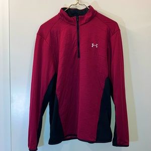 Under Armer Coldgear Quarter Zip Lg